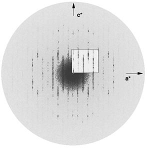 Simulation of the diffuse scattering in a disordered crystal (X-ray experiment)